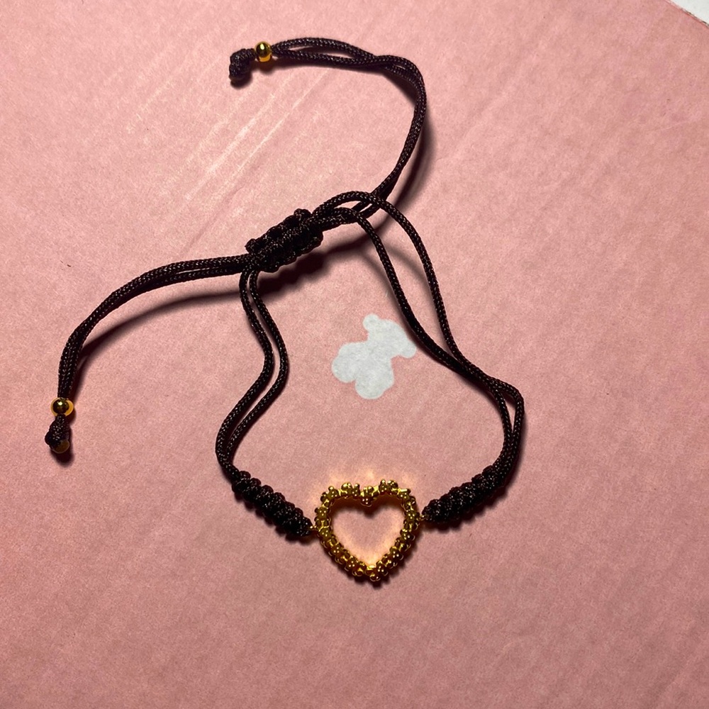 Tous hart golden bracelet